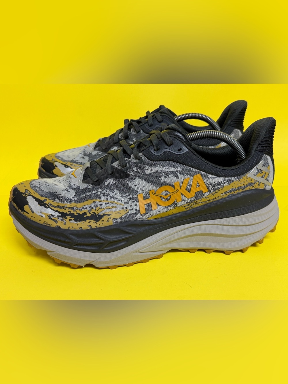 Hoka Stinson ATR 7 Black Cement Sneakers Shoes Men's Size 11.5D WORN ONCE